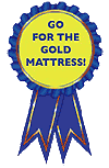 Gold Mattress Medal