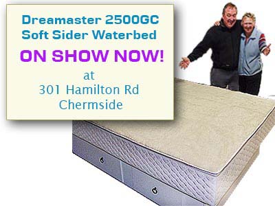 Waterbeds on show now at Chermside Brisbane Queensland